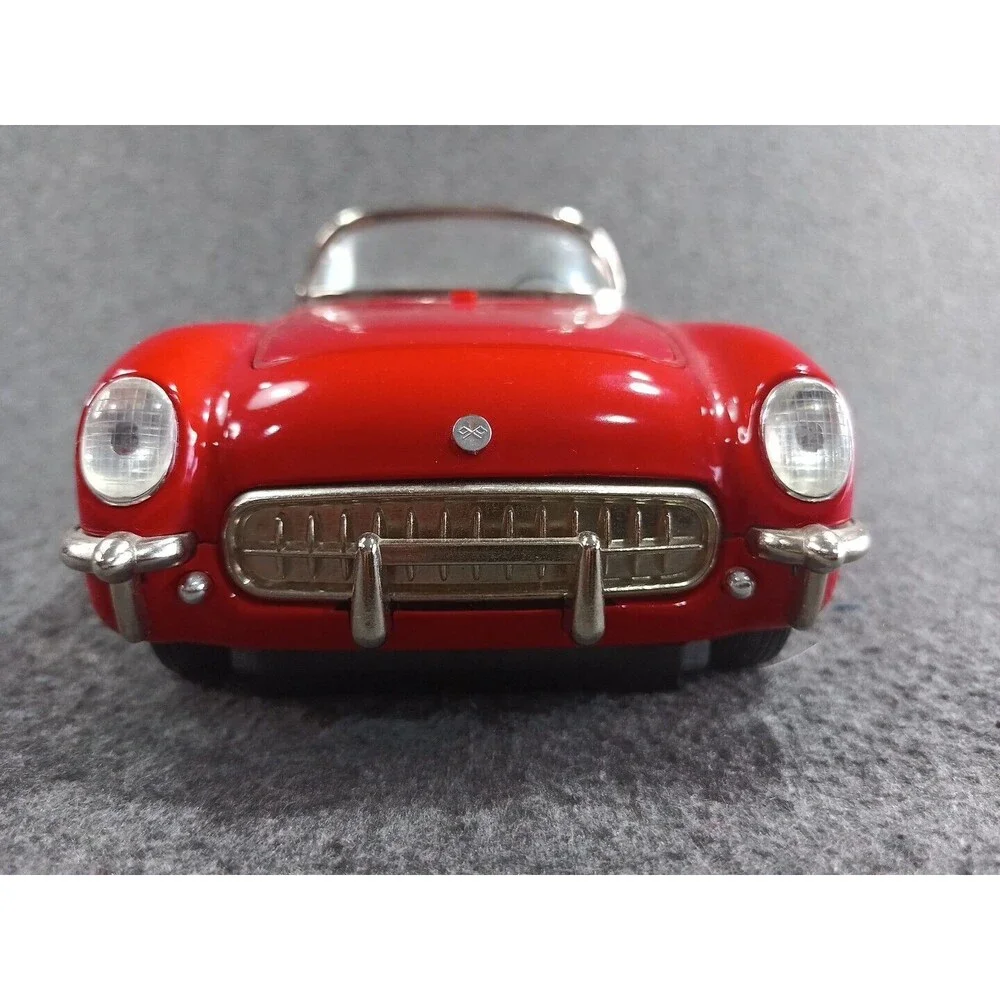50s Fifties Tinplate Friction Car Red 1953 Corvette Roadster Missing Cassette